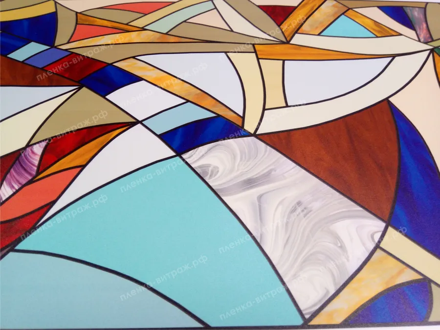 витражная пленка фрагмент