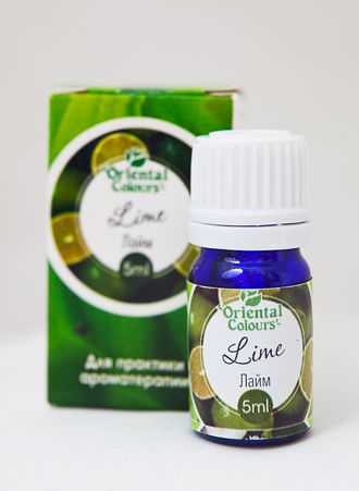Эфирное масло &quot;Лайм&quot; (Lime) Shri Ganga - 5 мл. (Индия)
