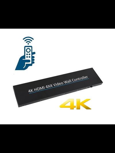 DE/VT-VW40 Контроллер видеостены 4К 4x4 (16 выходов для мониторов 4К)