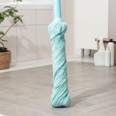 Швабра для мытья пола с отжимом Доляна