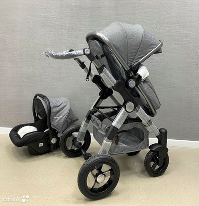 Детская коляска 3 в 1 Luxmom 600G Серый