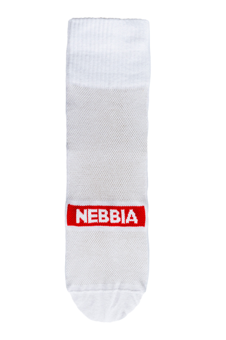 Носки NEBBIA “EXTRA MILE” crew socks 103 Белые