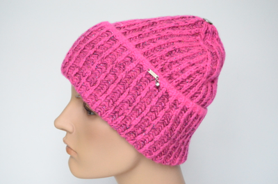 Шапка Vizio 1106 CRYO Италия ярко - розовая