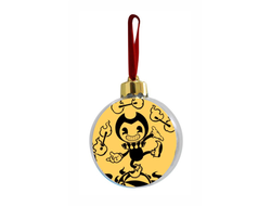 Шар елочный Бенди и Чернильная машина №12