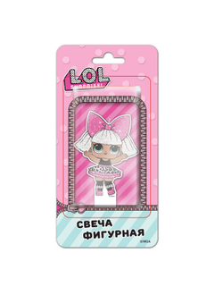 Свеча фигурная для торта LOL/Лол