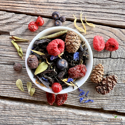 Чай с лесными ягодами и саган дайля  - Сила Сибири премиум 200г