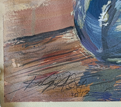 "Мужской портрет" холст масло Королёва Анна 2000-е годы