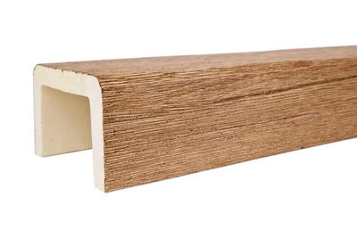 Декоративная балка из полиуретана Country Decor (WOOD LOOK) строганая М9 (90x70) светлый дуб