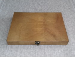 Коробка 77 ячеек, для коллекции камней, цвет "Мокко" (32*23*3,5 см, 1100 г) №23008