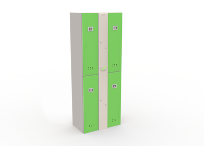 Блоки шкафов-локеров серии «LL 04A» Блоки из четырех шкафов - локеров для персонального использования