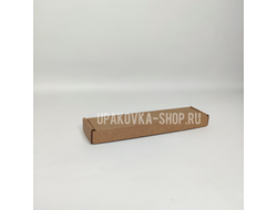Коробка с откидной крышкой 215*50*20 мм БУРЫЙ