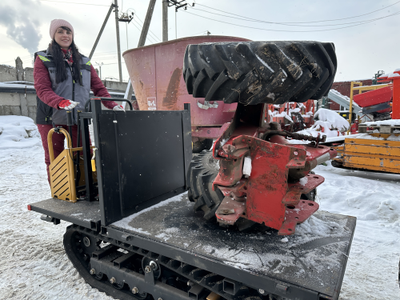 Мототележка 1000кг LMY-1000S-PRO дизельная