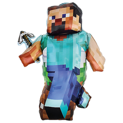 Пиксельный герой Майнкрафт