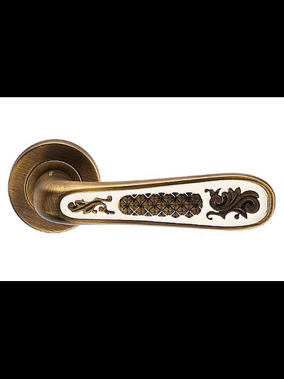 Ручка дверная Alivio кофе/эмаль