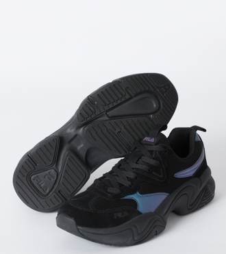 Кроссовки FILA NEBULA Черно-голубые женские (36-41)