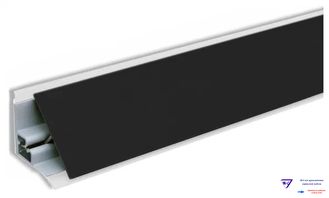 Плинтус для столешницы алюминиевый ЧЕРНЫЙ  прямоугольный L-3м