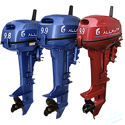Лодочный мотор ALLFA CG T9.9(20)MAX FWS-B с румпелем Лимит серия