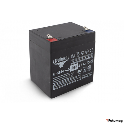 Аккумуляторная батарея RuTrike 6-GFM-4,5 (12V4,5A/H C20)
