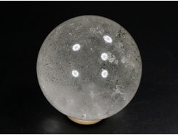 Шар Кварц горный хрусталь с хлоритом, Бразилия (46 мм, 141 г) №35011