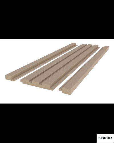 ПАНЕЛЬ СТЕНОВАЯ РЕЕЧНАЯ  МДФ Под покраску 2800X116X15.5