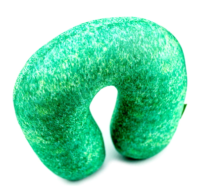 Дорожная подушка-подголовник антистресс "Трава"