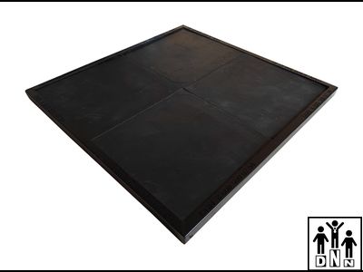 Помост для гиревого спорта резиновый 1х1м, Резиновые амортизаторы 1х1х0.04 м DNN