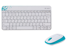 Logitech Wireless Combo MK240 White USB