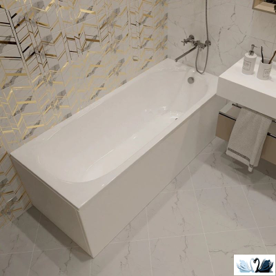 Ванна Aquatek Оберон 170x70 см, OBR170-0000165, акриловая, прямоугольная