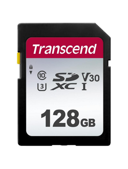 Карта памяти Transcend 300S SDXC 128Gb UHS-I Cl10, TS128GSDC300S