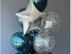 Сет из гелиевых шаров " Стекло"