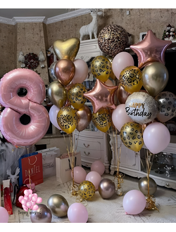 set-1-dlya-devochek, шарики для девочек, красивые воздушные шары заказать Краснодар