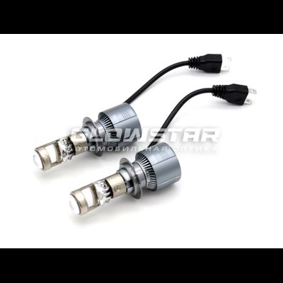 Cветодиодные мини-линзы H7 A80N LED (комплект, 2шт)