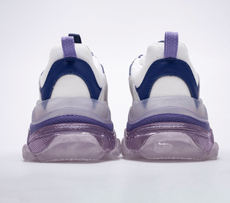 Кроссовки Balenciaga Triple S Clear Sole White/Blue