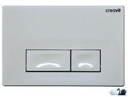 Панель смыва инсталляции для унитаза CREAVIT ORE GP3001.00 белая глянец