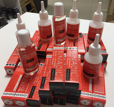 Краска для бровей и ресниц Binacil, черная