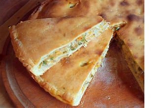 Пирог с курицей и капустой