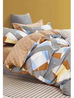 Постельное белье Cleo полутороспальное сатин 150х210х1 160х230х1 50х70х2 16/846-SK