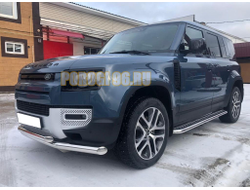 Пороги с накладным листом d53 для Land Rover Defender (2020-...)
