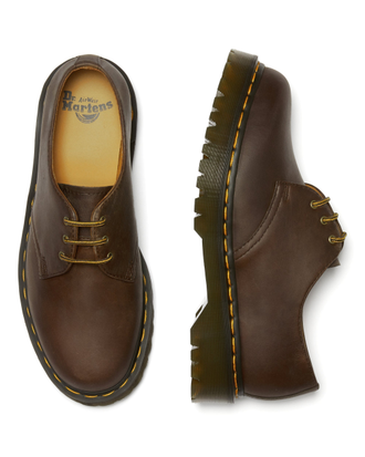Brown low doc martens on sale