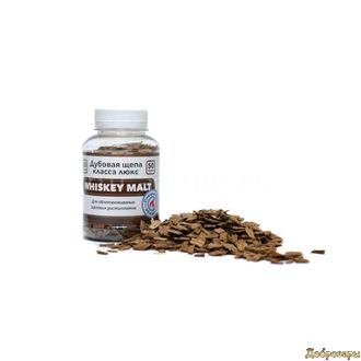 Дубовая щепа класса люкс "Whiskey Malt" (специальный обжиг), 50 гр. (Франция)