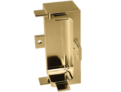 GOLA Угол внутренний для профиля U для нижней базы, Золото крацованное (brush polish)  GA0032.VP000.GLBAN.CJ   ARISTO