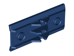 Vehicle, Spoiler / Plow Blade 6 x 3 with Hinge, Dark Blue (2440 / 6229129)