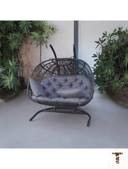 Двухместное подвесное кресло