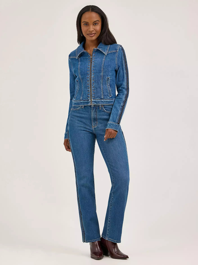 Куртка Wrangler® Women's Braided Denim Jacket