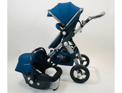 Детская коляска 3 в 1 Luxmom 600G Синий