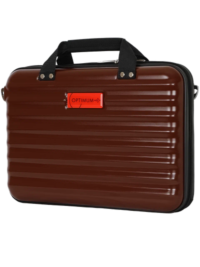 Пластиковый кейс для ноутбука 15.6 - 16 дюймов Optimum, коричневый