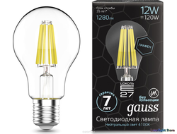 Gauss LED Filament A60 Graphene 12w 827/840 E27