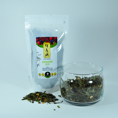 Зеленый чай с добавками "Домашний сбор" 100г
