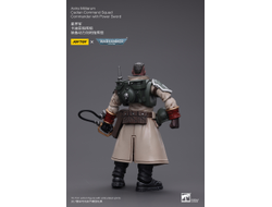 Командир Кадианской Гвардии (Warhammer 40k) - КОЛЛЕКЦИОННАЯ ФИГУРКА 1/18 Astra Militarum Cadian Command Squad Commander with Power Sword (JT7905) - JOYTOY