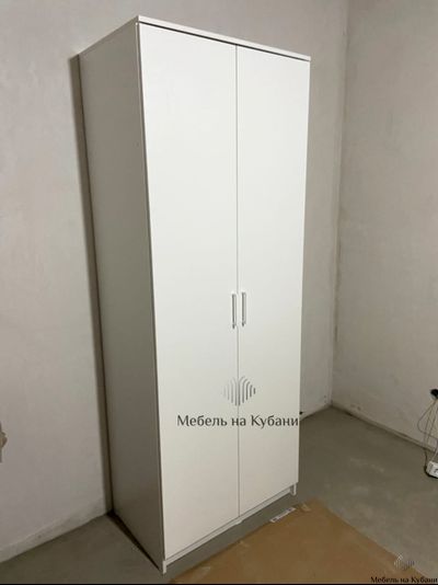 ШК 2 шкаф распашной Белый текстурный
